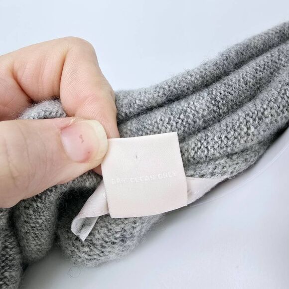 The Cashmere Project Open Caridgan Sweater Gray L - Picture 5 of 6